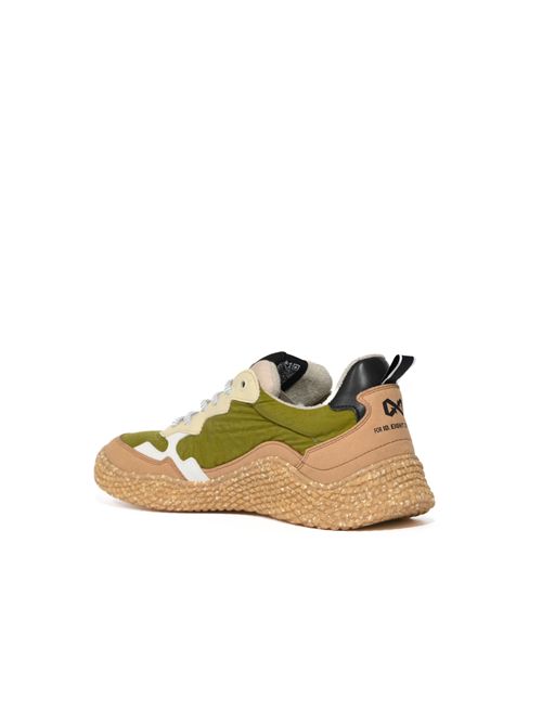 Sneakers Hana Wild Green in materiale riciclato Id. Eight | HANA UWILD GREEN